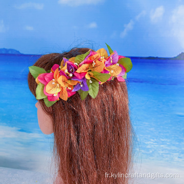 Peigne à cheveux hawaïen de luxe bougainville